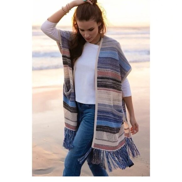 Liverpool Los Angeles stripe Cardigan sweater - Picture 6 of 6